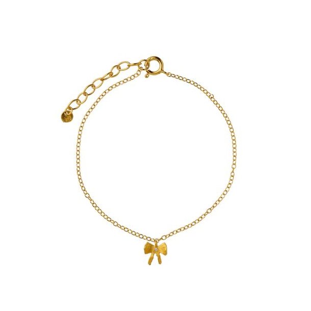 Stine A - Petit Bow with Stone Bracelet