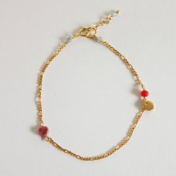 Stine A - Harlequin Armb�nd, Pink Heart