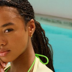 Camille Brinch - Lille Dots Hoops, Forgyldt