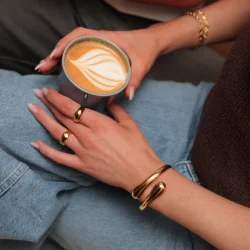 Sistie 2nd - Drops Bangle Armbnd, Slv