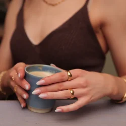 Sistie 2nd - Wavy Ring, Guld