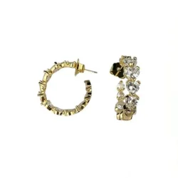 Pico - Crystal Heart Hoops reringe