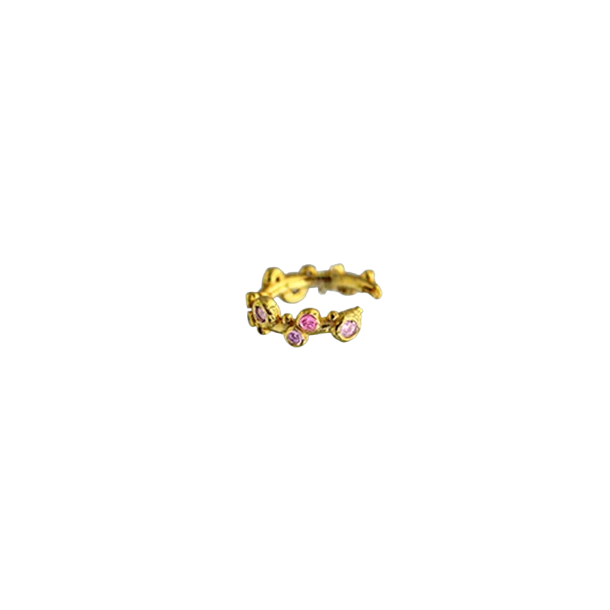 Smykish - Crystal Earcuff, Lilla/Lyser�d