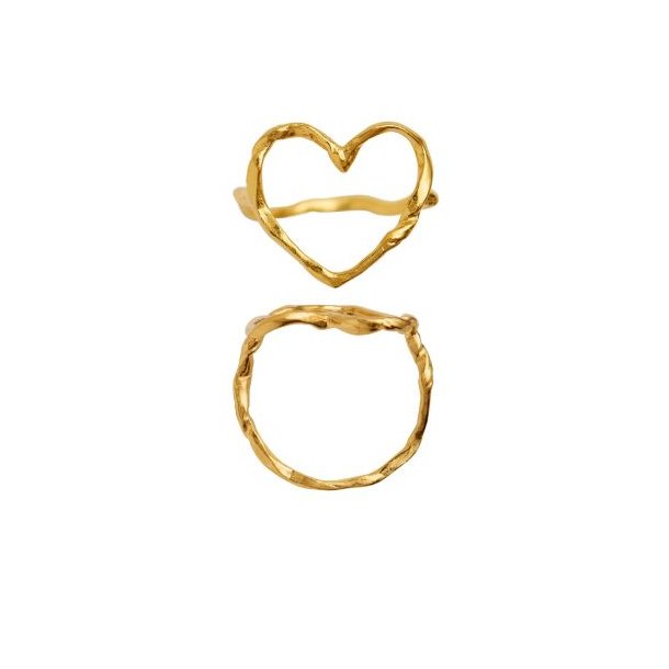 Stine A - Funky Heart Ring