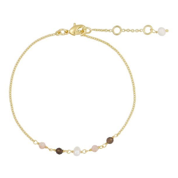 Pure By Nat - Ella Armbnd, Peach Smoky