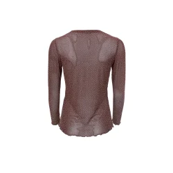 Black Colour - BCALEXIS T-shirt w/stones, Coffee