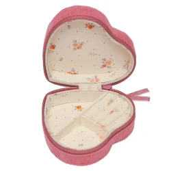 Maanesten - Smykkeskrin, Hjerteskrin Pink