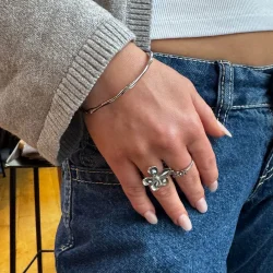 Sistie 2nd - Aria Armring, St�l