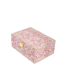 Bon Dep - Smykkeskrin Jewelry box square mw Liberty, Poppy and Daisy