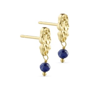 Pure By Nat - Sm reringe med natursten og perle