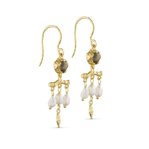 Pure By Nat - reringe med vedhng, Labraorit