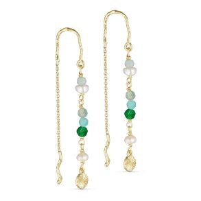 Pure By Nat - Kdereringe med vedhng, natursten og perler