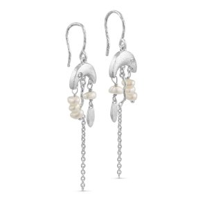 Pure By Nat - reringe med vedhng, kder, zirkon og perler