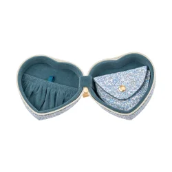 Bon Dep - Jewelry box heart mw Liberty, Katie and Millie Light Blue