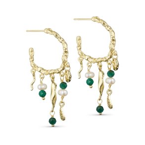 Pure By Nat - reringe med natursten, malakit