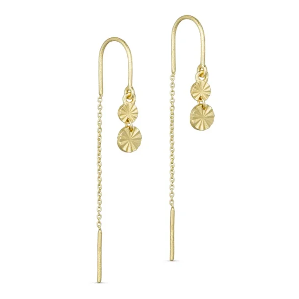 Pure By Nat - Mille Hook �reringe, Forgyldt
