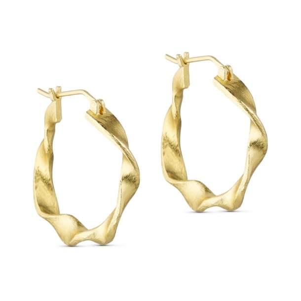 Pure By Nat - Maeve Store Creol reringe, Guld