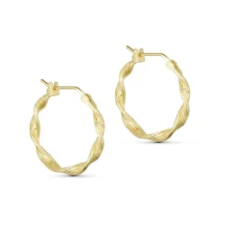 Pure By Nat - Olivia Hoops �reringe, Forgyldt