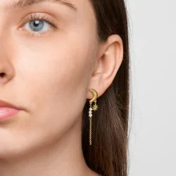 Pure By Nat - Noelle Uens �reringe, Forgyldt