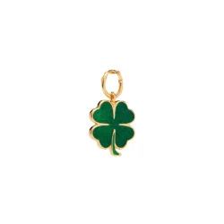 Pico - Enamel Clover Vedhng, Guld