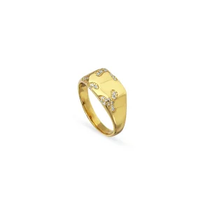 Jane K�nig - Iced Signet Ring