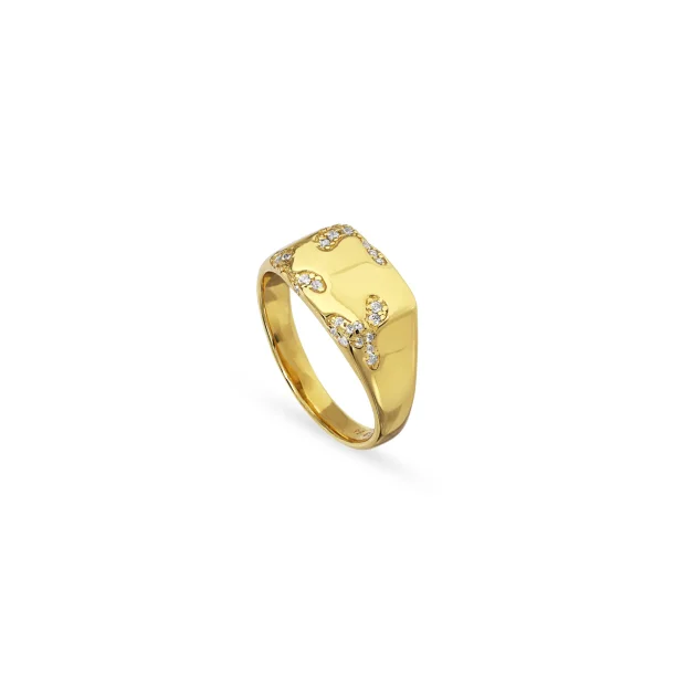 Jane K�nig - Iced Signet Ring