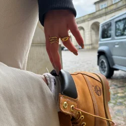 Sistie 2nd - Wavy Ring, Guld