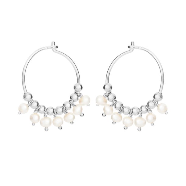 Susanne Friis Bjrner - Hoops m. Farvede Sten