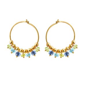 Susanne Friis Bj�rner - Hoops m. Farvede Sten