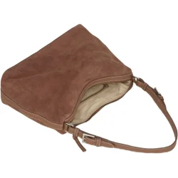 Becks�ndergaard - Suede Ginni Medi Bag, Brown Tortoise Shell