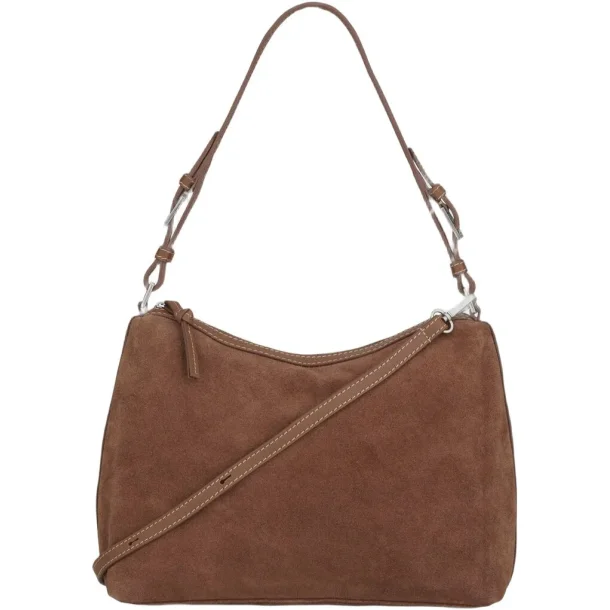 Becks�ndergaard - Suede Ginni Medi Bag, Brown Tortoise Shell