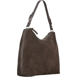 Becks�ndergaard - Suede Ginni Large Bag, Chocolate Torte