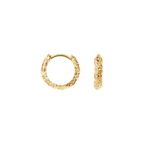 Camille Brinch - Lille Sparkly Hoops, Forgyldt