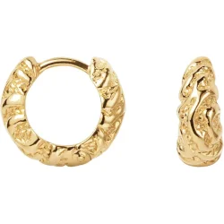 Camille Brinch - Lille Zebra Hoops, Forgyldt