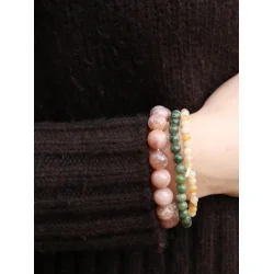 So - Chunky Krystal armbnd, Sunstone (Power)