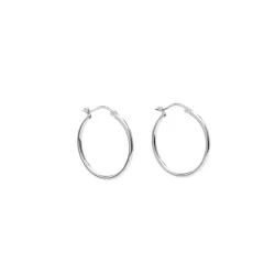 Pico - Basic Large Hoops reringe, Slv