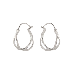 Pernille Corydon - Stream Hoops reringe, Slv