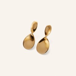Pernille Corydon - Small La Pausa Earrings, Guld