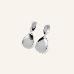 Pernille Corydon - Small La Pausa Earrings, Slv