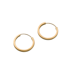 Pernille Corydon - Small Circle Line Hoops �reringe, Forgyldt