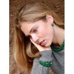 So� - Chunky Stretch Armb�nd, Gr�n Jade (Held)