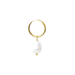 Smykish - Pearl Hoop �rering
