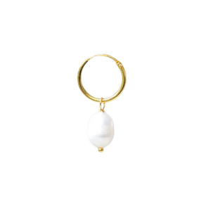 Smykish - Pearl Hoop �rering