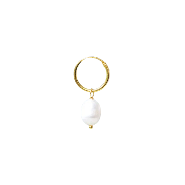 Smykish - Pearl Hoop �rering