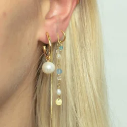 Smykish - Pearl Hoop �rering