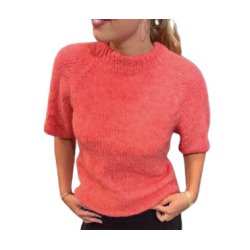 Coffee Beanies - Ida Alpaka Kort�rmet Strik, Koral