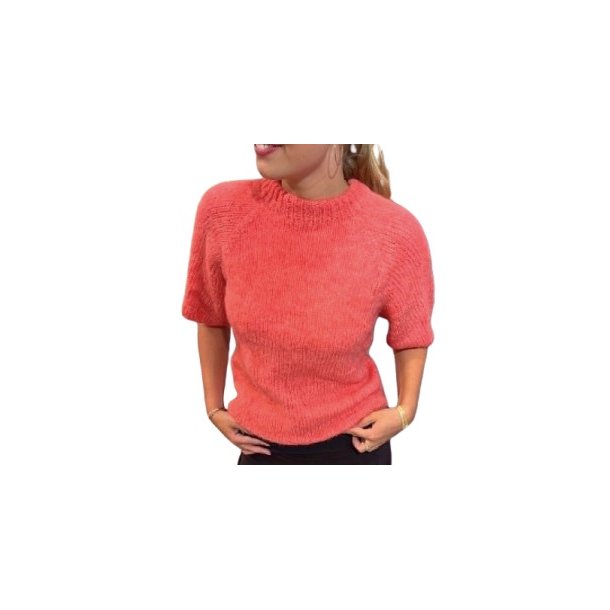 Coffee Beanies - Ida Alpaka Kort�rmet Strik, Koral