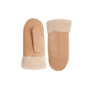 Black Colour - BCRYAN mittens, Camel