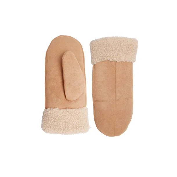 Black Colour - BCRYAN mittens, Camel