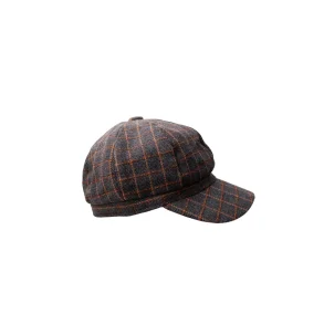 Black Colour - Bcrosina Checked Kasket, Dk. Grey